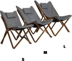 Bo-Camp Urban Outdoor Bloomsbury Relaxstoel - Grijs - S -Buiten Kamperen Verkoop 1135 900 bo camp bloomsbury s grijs 6