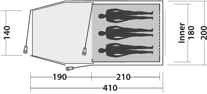 Easy Camp Spirit 300 tunneltent - 3 persoons - Groen Easy Camp Spirit 300 Tunneltent - 3 Persoons - Groen -Buiten Kamperen Verkoop 1179 1900 7956624a 1ae5 42e5 8ec6