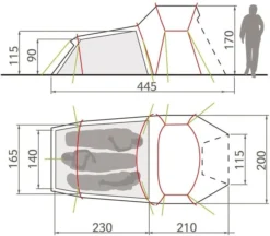 Vaude Chapel L XT Koepeltent - 3 Persoons -Buiten Kamperen Verkoop 12823 5 resultaat