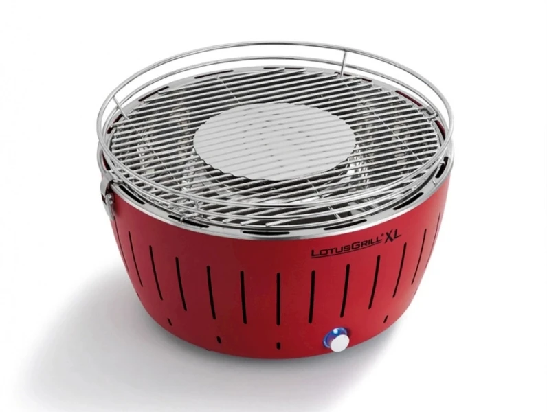 LotusGrill XL Hybrid houtskoolbarbecue - Rood LotusGrill XL Hybrid Houtskoolbarbecue - Rood -Buiten Kamperen Verkoop