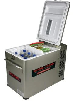 Engel MD45F-CD-P Dual-zone Compressor Koelbox - 40 Liter -Buiten Kamperen Verkoop 1900 1377 md45fcdp deckel offen freezer klein