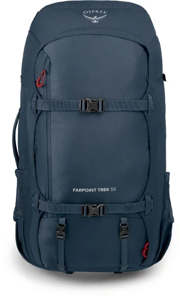 Osprey Farpoint Trek Pack rugzak - Blauw - 55 Liter Osprey Farpoint Trek Pack Rugzak - Blauw - 55 Liter -Buiten Kamperen Verkoop 1900 1425 farpointtrekpack55 s22 front mutedspaceblue 10003693