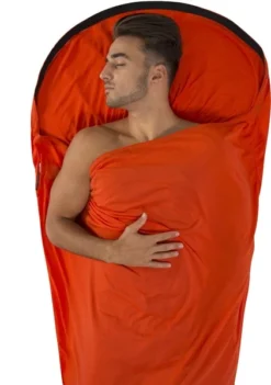 Sea To Summit Reactor Extreme Thermolite Mummymodel Lakenzak - Oranje 2 Sea To Summit Reactor Extreme Thermolite Mummymodel Lakenzak - Oranje -Buiten Kamperen Verkoop 1900 1429 00974419 02