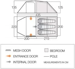 Vango Omega 350 Tunneltent - 3 Persoons - Groen -Buiten Kamperen Verkoop 1900 1783 omega 350 1