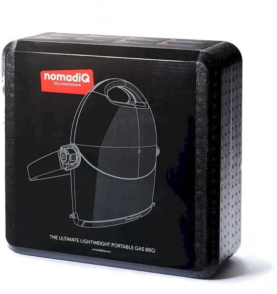 NomadiQ draagbare gasbarbecue - Zwart NomadiQ Draagbare Gasbarbecue - Zwart -Buiten Kamperen Verkoop