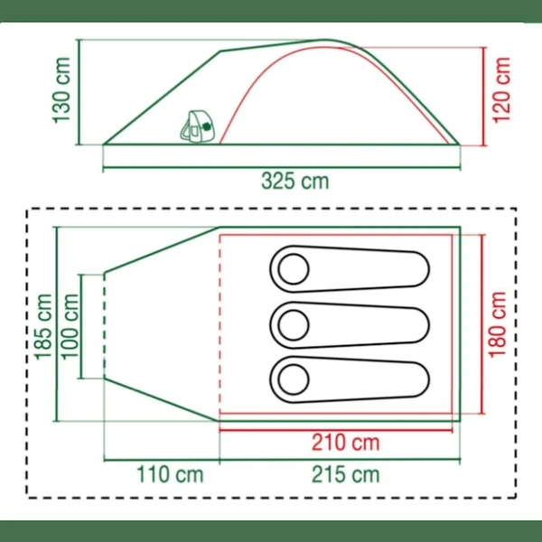 Coleman Darwin 3 Plus koepeltent - 3 persoons Coleman Darwin 3 Plus Koepeltent - 3 Persoons -Buiten Kamperen Verkoop 1900 1900 coleman darwin 3 plus 1