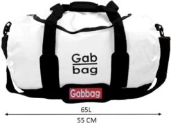 Gabbag Travel M 65L Waterdichte Tas - Wit -Buiten Kamperen Verkoop 4 0jgr410 000 resultaat