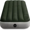 Intex Downy Luchtbed - Eenpersoons - Ingebouwde Voetpomp
