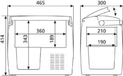 Dometic CoolFreeze CDF 18 Autokoelbox - 18L -Buiten Kamperen Verkoop 737 1200 900 900 dometic coolfreeze cdf 18 7