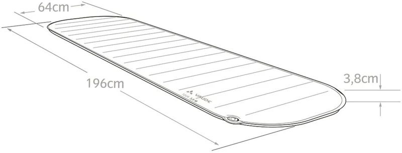 Vaude Tour 3.8 L slaapmat - Rood Vaude Tour 3.8 L Slaapmat - Rood -Buiten Kamperen Verkoop 833 1900 tour 3.8 l 1