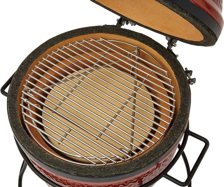 Kamado Joe Junior barbecue Kamado Joe Junior Barbecue -Buiten Kamperen Verkoop 900 1081 kamadojoejr grillgrateheatdeflector cmyk