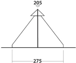 Easy Camp Bolide 400 Tipitent - 4 Personen 6 Easy Camp Bolide 400 Tipitent - 4 Personen -Buiten Kamperen Verkoop 900 1090 plattegrond bolide 3