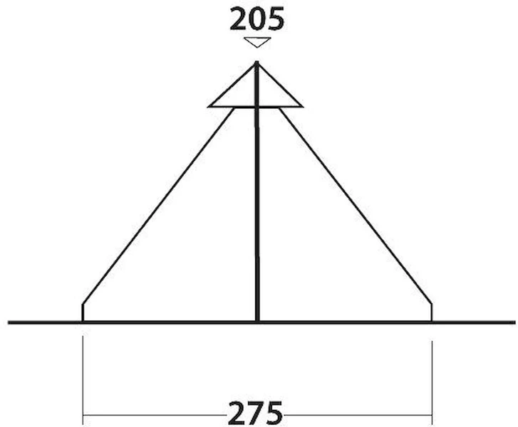 Easy Camp Bolide 400 tipitent - 4 personen Easy Camp Bolide 400 Tipitent - 4 Personen -Buiten Kamperen Verkoop 900 1090 plattegrond bolide 3