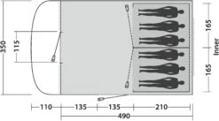 Easy Camp Palmdale 600 Tunneltent - 6 Persoons 14 Easy Camp Palmdale 600 Tunneltent - 6 Persoons -Buiten Kamperen Verkoop 900 1322 d1c7c481 31f5 427b 8016 677c10476fce 1280x960