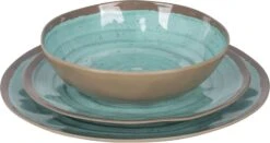Bo-Camp Halo Melamine Serviesset - 12-delig - Aqua 2 Bo-Camp Halo Melamine Serviesset - 12-delig - Aqua -Buiten Kamperen Verkoop 900 1327 6181392 05