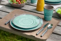 Bo-Camp Halo Melamine Serviesset - 12-delig - Aqua 5 Bo-Camp Halo Melamine Serviesset - 12-delig - Aqua -Buiten Kamperen Verkoop 900 1350 6181392 06