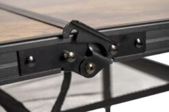 Bo-Camp Industrial Decatur 90 X 60 Campingtafel - Zwart/houtlook -Buiten Kamperen Verkoop 900 1358 1404200 13