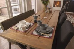 Bo-Camp Stone Melamine Serviesset - 16-delig - Grijs -Buiten Kamperen Verkoop 900 1358 6181375 13