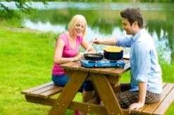 Campingaz Base Camp Lid - 2-pits Kooktoestel -Buiten Kamperen Verkoop 900 1364 26402 6