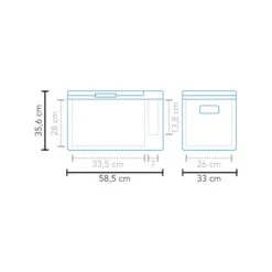 Mestic MCC-25 Compressor Koelbox - 25 Liter -Buiten Kamperen Verkoop 900 900 1502930h5