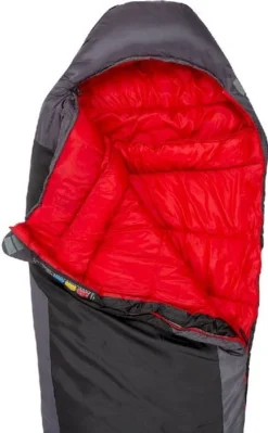 Highlander Serenity 350 Mummy Slaapzak - Charcoal -Buiten Kamperen Verkoop 900 900 sb186 ch topopen