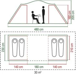 Coleman Spruce Falls 4 Vis-a-vis Tent - 4 Persoons 4 Coleman Spruce Falls 4 Vis-a-vis Tent - 4 Persoons -Buiten Kamperen Verkoop 900 917 spruce falls 7