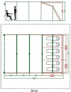 Coleman Vail Long Tunneltent - 6 Persoons -Buiten Kamperen Verkoop 972 1900 coleman vail long tunneltent 6 persoons 2