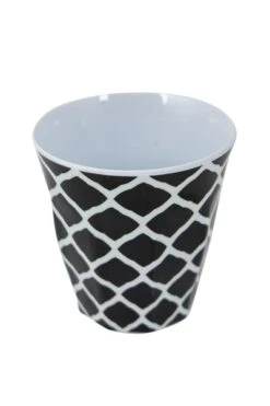 Bo-Camp Mix & Match Melamine Serviesset - 16-delig - Zwart -Buiten Kamperen Verkoop bo camp mix 4