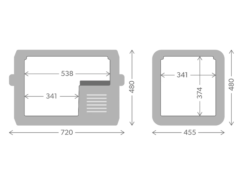 Dometic CFX3 55IM compressor koelbox - 53 liter Dometic CFX3 55IM Compressor Koelbox - 53 Liter -Buiten Kamperen Verkoop cfx3 55im