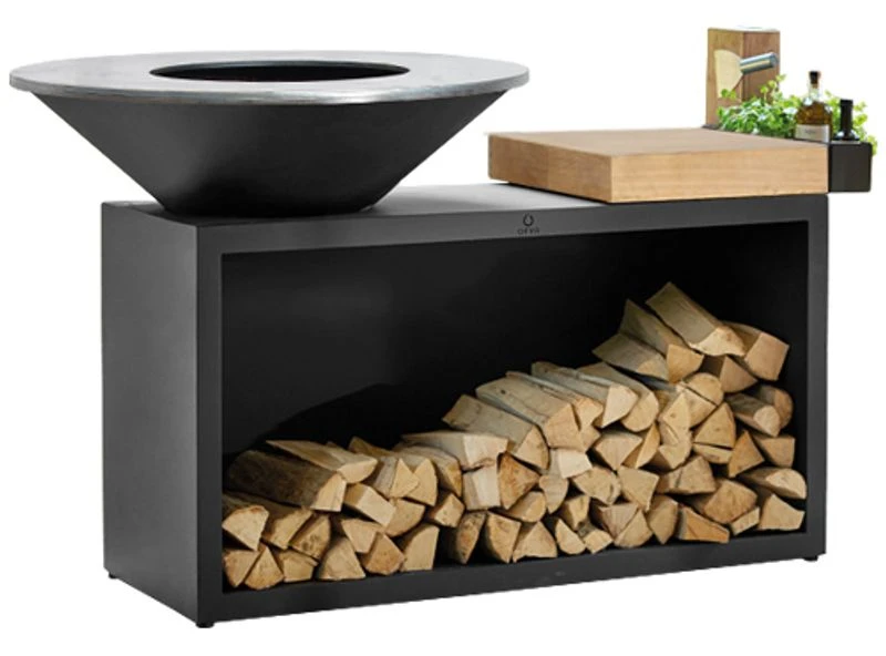 OFYR Island Black 100 Teak Wood OFYR Island Black 100 Teak Wood -Buiten Kamperen Verkoop ofyr island zwart gecoat teakhout 100 100