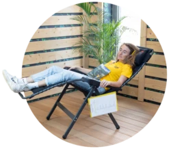 Crespo Air-Deluxe AP-232 Relaxstoel - Zwart -Buiten Kamperen Verkoop toppy s testpanel 4