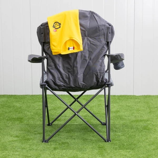 Kampa XL High Back Chair Fog vouwstoel - Grijs Kampa XL High Back Chair Fog Vouwstoel - Grijs -Buiten Kamperen Verkoop