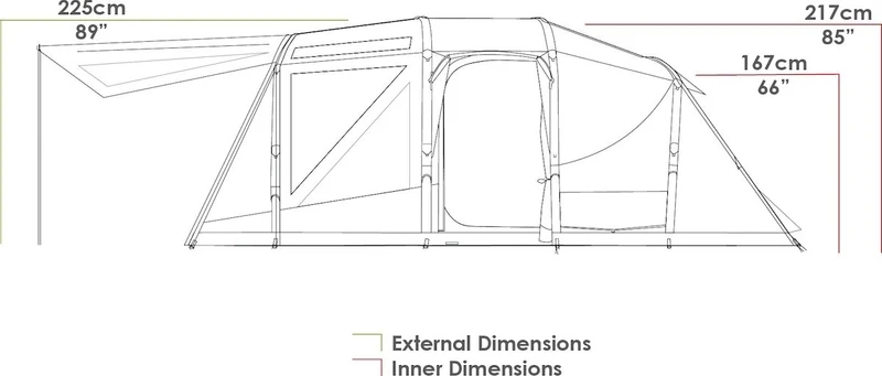 Zempire Aero TL Pro opblaasbare tent - 5 persoons Zempire Aero TL Pro Opblaasbare Tent - 5 Persoons -Buiten Kamperen Verkoop zempire aero tl pro opblaasbare tent 7