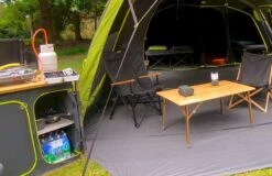 Zempire Kitpac V2 Campingtafel - Groot - 100 X 65 - Bamboe -Buiten Kamperen Verkoop zempire kitpac v2 campingtafel groot 9
